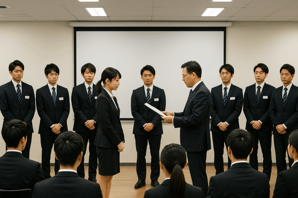 20XX年度内定式を開催しました